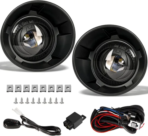 Vista 67 de Shocklight Luces antiniebla LED de repuesto para Dodge Ram 1500 2009-2012, Dodge Ram 2500 3500 2010-2018 Lámparas antiniebla izquierda y derecha