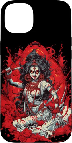 Vista 15 de iPhone 16 Kali Goddess of Death, Time and Doomsday Hindu God Occult Case
