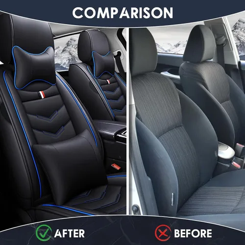 Vista 6 de Funda de asiento de auto para Ford Maverick 2022-2025, funda de cojín duradera, resistente al desgaste, impermeable, transpirable, sin olor, fundas