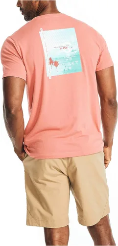 Vista 3 de Nautica Men's Sustainably Crafted Beach Life Graphic T-Shirt