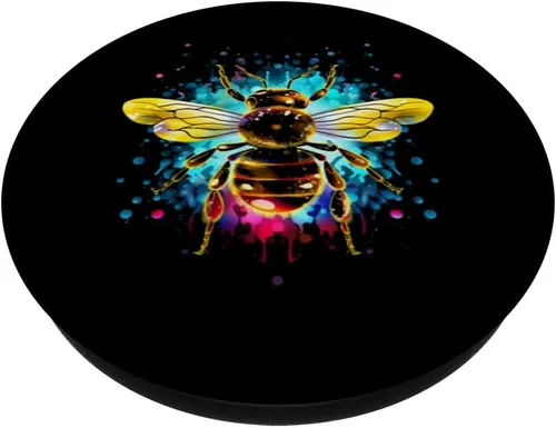 Vista 2 de Bumblebee Fligendes Insect Wilderness Colorful Wildlife Inse PopSockets Standard PopGrip