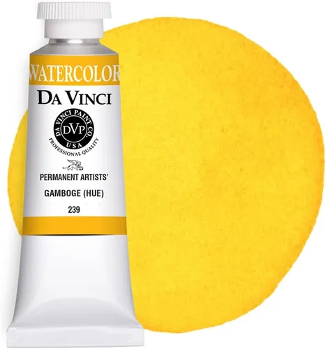 Vista 34 de DA VINCI PAINTS Pintura Acuarela Profesional para Artistas, Azul Cobalto, 15mL