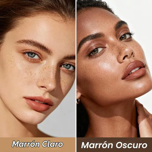 Vista 6 de Bolígrafo para pecas de 2 colores A-marrón claro+marrón oscuro