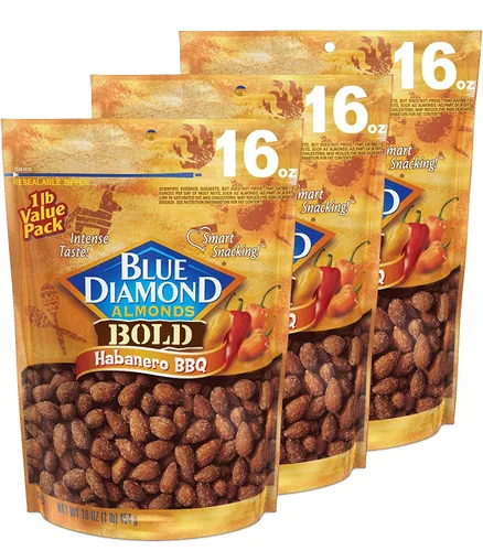 Vista 44 de Blue Diamond Almonds, Almendras espolvoreadas de cacao asadas al horno, 14 onzas