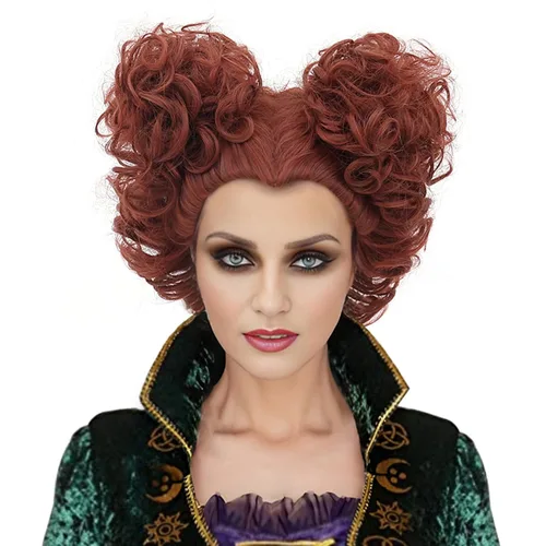 Vista 15 de Peluca Corta Púrpura Cosplay Peluca Corta Bob Púrpura Peluca de Halloween para Disfraces de Mujeres Púrpura/Bob