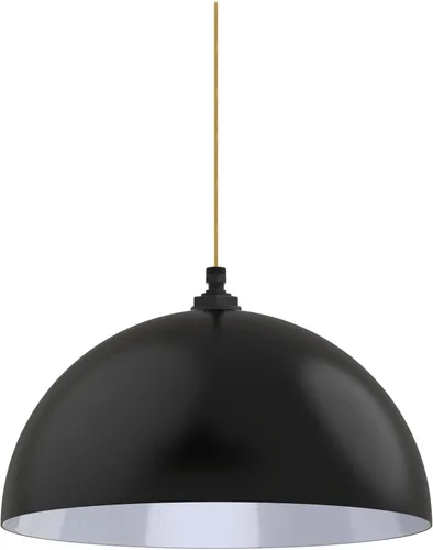 Vista 35 de Steel Lighting Co. Melrose - Lámpara colgante Montada en el techo Cúpula redonda de 18 pulgadas Estilo moderno contemporáneo de granja
