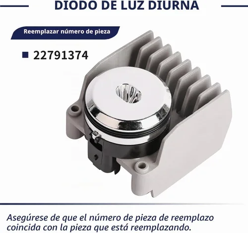 Vista 3 de Lámpara de Marcha Diurna Diodo 22791374 Compatible con Cadillac XTS 2013-2017 Módulo de Luz LED