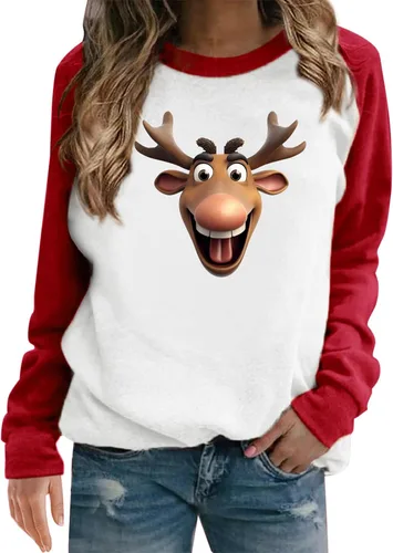 Vista 2 de SHAOBGE Women Dressy Tops European And American Ladies In Autumn And Winter Cotton Sweater OverSized Solid Color Women