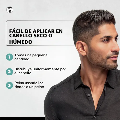 Vista 7 de Gentlemen Republic - Gel para el cabello refinado de 8 onzas, brillo y sujeción las 24 horas