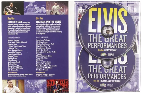 Vista 3 de Elvis Presley The Great Performances DVD
