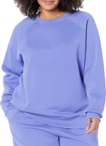 Vista 5 de Tienda Essentials Sudadera de manga larga con cuello redondo y ajuste holgado para mujer (disponible en tallas extragrandes)