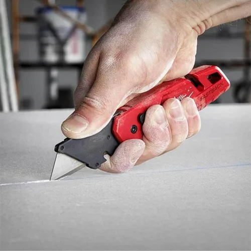 Vista 2 de 48-22-1504 Se adapta a la herramienta Milwaukee Fastback plegable cuchillo utilitario con almacenamiento de cuchillas