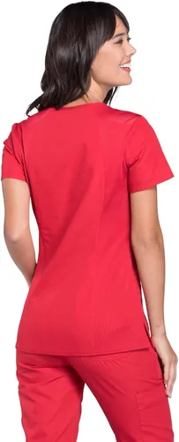 Vista 2 de Cherokee Workwear Originals - Camiseta de manga corta para mujer