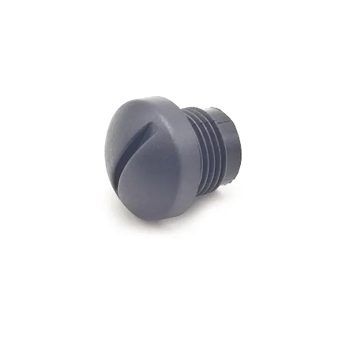 Vista 4 de 10 tapas protectoras de plástico M12, juego surtido de tapas de tornillo negras M12 para enchufes de montaje en panel