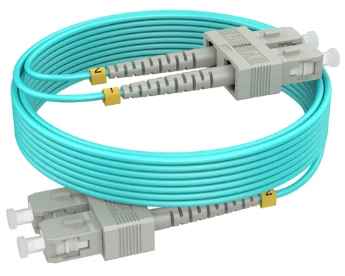 Vista 8 de OS2 SC a SC Single Mode Fiber Patch Cables 0.5m (1.6ft), Opciones 1.6 ft ~ 502.0 ft, Cable de fibra óptica monomodo 10G SMF LSZH Duplex 9/125μm OD