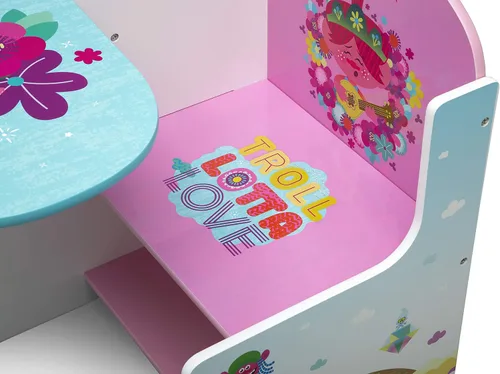 Vista 11 de Delta Children Escritorio con silla con contenedor de almacenamiento + diseño y almacenamiento de 6 contenedores organizador de almacenamiento