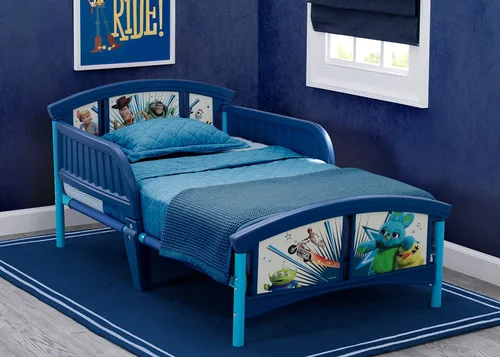 Vista 2 de Delta Children Cama para niños pequeños de plástico, Disney/Pixar Toy Story 4