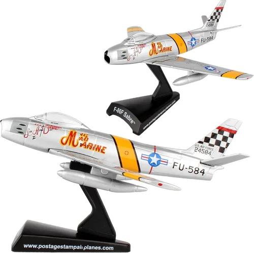 Vista 9 de Postage Stamp F/A-18C Hornet Blue Angels - Modelo de avión a reacción de metal fundido a presión a escala 1/150 con soporte de exhibición, aeronave