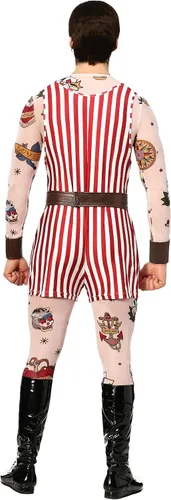 Vista 5 de Disfraz vintage Strongman para hombre
