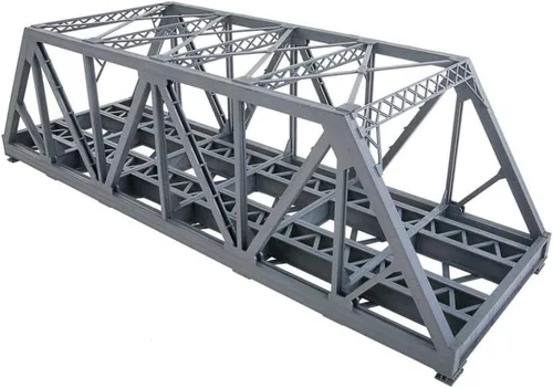 Vista 18 de Walthers Cornerstone Puente de ferrocarril de doble vía Pilar concreto pkg(2) 933-4553 HO Escala Modelo Ferrocarril - Kit de estructura