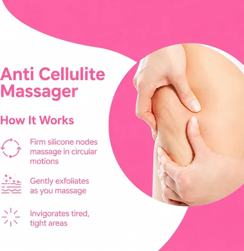 Vista 9 de Herramienta de masaje de silicona para celulitis, masajeador