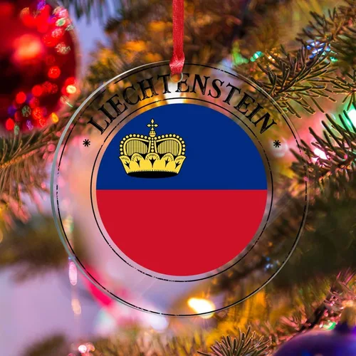 Vista 11 de Adorno de silueta de bandera de Islandia para decoración del árbol de Navidad, bandera nacional, recuerdo divertido de Navidad, decoración colgante