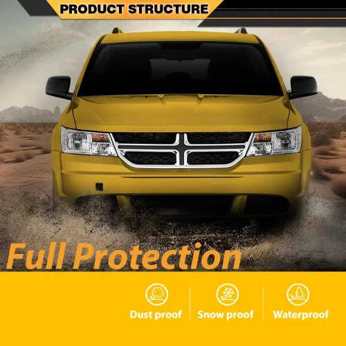 Vista 3 de CNNELL Cubierta de gancho de remolque para parachoques delantero compatible con Dodge Journey 2011 2012 2013 2014 2015 2016 1TX87TZZAB