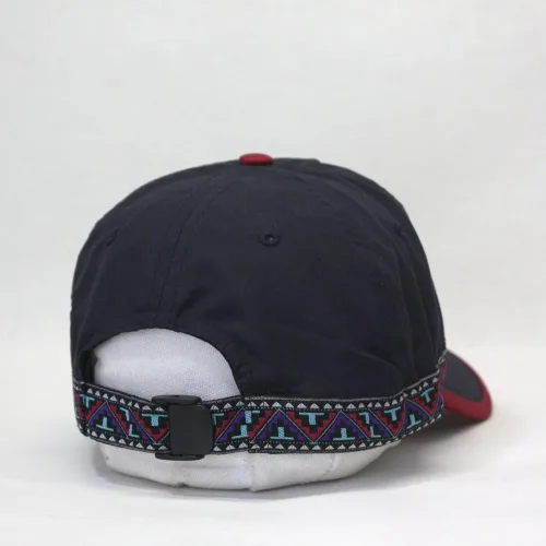 Vista 4 de Suave estructurado repelente al agua & Jacquard BandGorra de béisbol de perfil bajo
