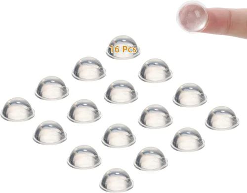 Vista 12 de Furnigear - Almohadillas antideslizantes para mesa de cristal, 3/4 pulgadas, almohadillas de goma autoadhesivas para tabla de cortar, muebles