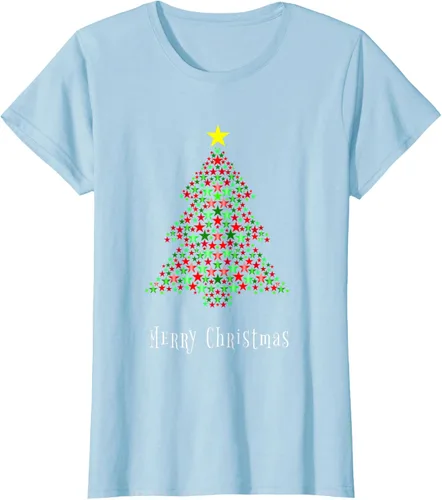 Vista 25 de Celebración del árbol de Navidad - Feliz Navidad - Camiseta de Navidad