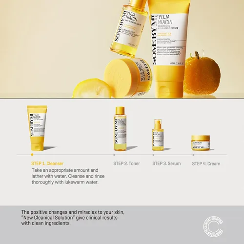 Vista 8 de SOME BY MI Yuja Niacin Brightening All in One Cleanser - 3.38 onzas, 3.4 fl oz - Lavado facial diario suave para piel de aspecto aburrido - Fórmula