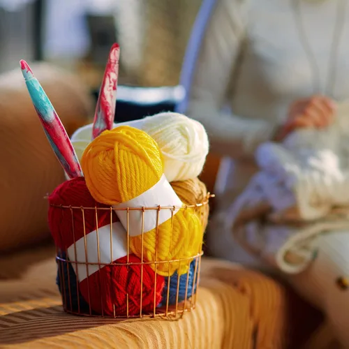 Vista 2 de Ommi - Ganchos de ganchillo con mango ergonómico, gancho de ganchillo hecho a mano de 7 pulgadas, aguja de tejer, tejido de hilo para manualidades