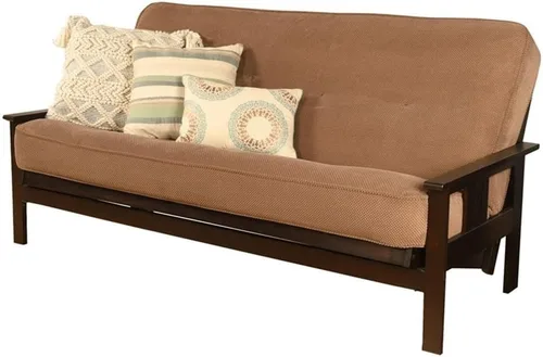 Vista 12 de Pemberly Row Repuesto de colchón de futón de tamaño matrimonial de 7 pulgadas, colchón de tela de gamuza para sofá cama, construcción de algodón