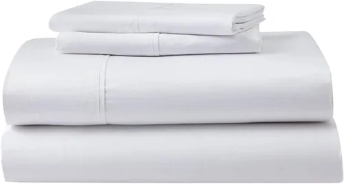 Vista 8 de GhostBed California King Cooling - Juego de sábanas de lujo de algodón Supima y Tencel, resistente a las arrugas con bolsillos profundos, 6 piezas