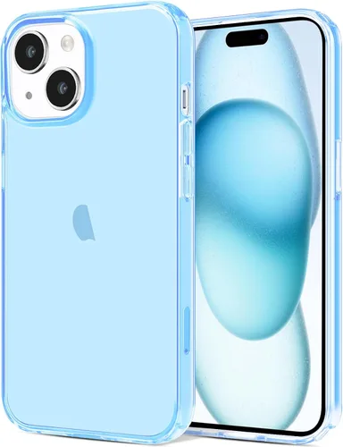 Vista 8 de JJGoo Funda transparente compatible con iPhone 15 Pro, funda de teléfono de TPU suave y transparente, funda antigolpes transparente a prueba