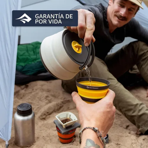 Vista 7 de Sea to Summit Frontier UL Cafetera de Vertido Plegable para Acampar
