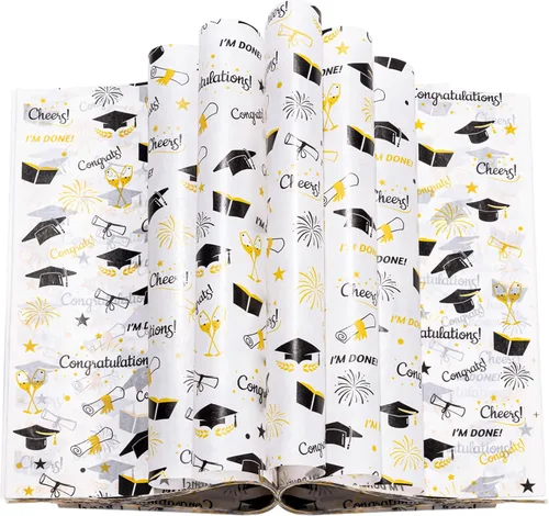 Vista 12 de 100 piezas de hojas de papel encerado de regreso a la escuela para alimentos, papel encerado para envoltorios de sándwiches de comida, envoltorios