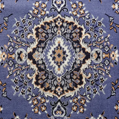 Vista 7 de Home Dynamix Premium Sakarya - Alfombra tradicional con borde de medallón, color azul campo, 9 pies 2 pulgadas x 12 pies 5 pulgadas, rectangular