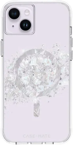 Vista 3 de Case-Mate BLOX - Funda para iPhone 14/13, transparente [protección contra caídas de 10 pies] [compatible con MagSafe] Funda de lujo con bordes