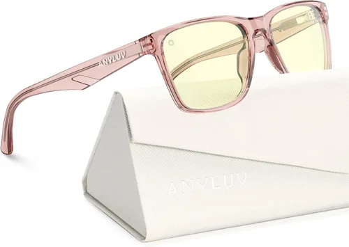 Vista 12 de ANYLUV Blue Light Glasses for Women & Men, Stylish Blue Light Blocking Glasses, Eyes Protection & Anti Eyestrain Eyewear