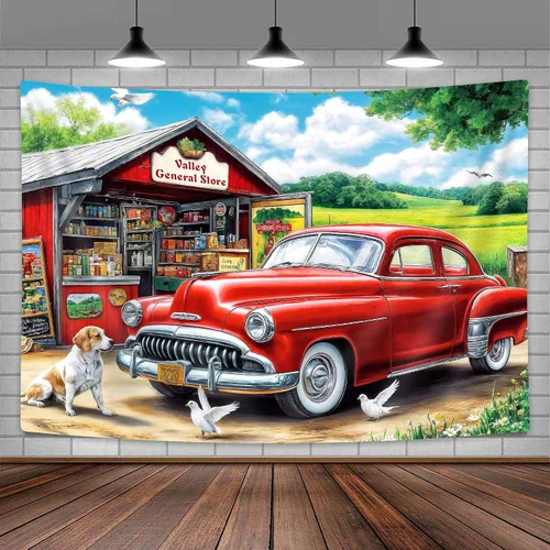 Vista 13 de Tapiz de Tren de Vapor, Tapices de Paisaje Otoñal de Tren de Motor Antiguo Decoración para Niños, Tapices de Arte de Acuarela de Bosque de Montaña