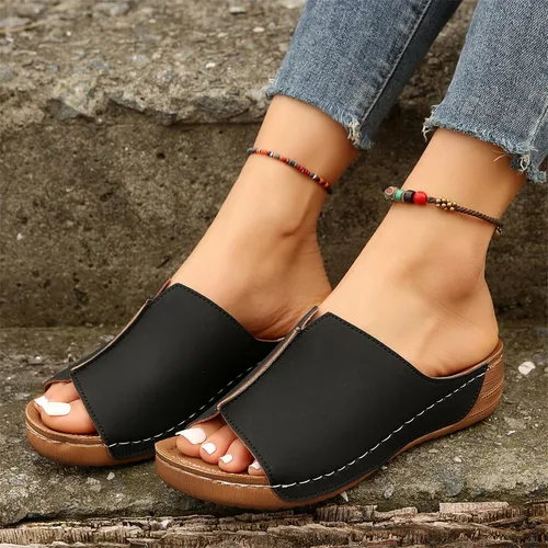 Vista 4 de Orthopedic Sandals For Women Dressy Platform Flip Flops Comfortable Walking Orthotic Slippers with Arch Support 2026