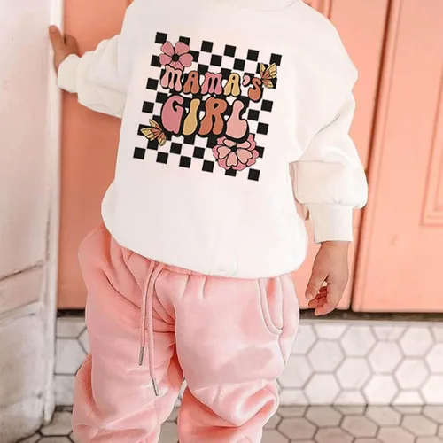 Vista 2 de Conjunto de sudadera con letras de leopardo para recién nacido, ropa de otoño e invierno