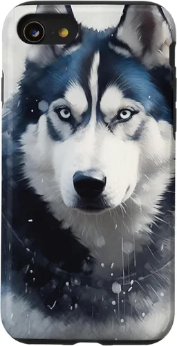 Vista 18 de Siberian Husky Funda para iPhone 17