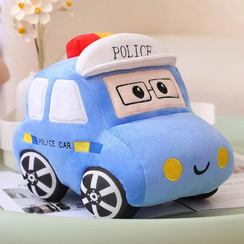 Vista 8 de XIYUAN Cojín de peluche rojo de autobús escolar con diseño de caricaturas, cojín de felpa para regalo de cumpleaños de niños (11 x 7 x 6 pulgadas)