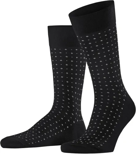 Vista 38 de FALKE Calcetines Tiago de vestir para hombre, algodón sostenible, tripa, 1 par Azul (Arándano)
