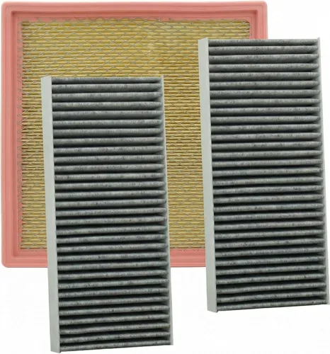Vista 12 de Filtro de aire de cabina de motor de peine para Nissan Versa 2025 2024 2023 2022 2021 2020 Gris carbón