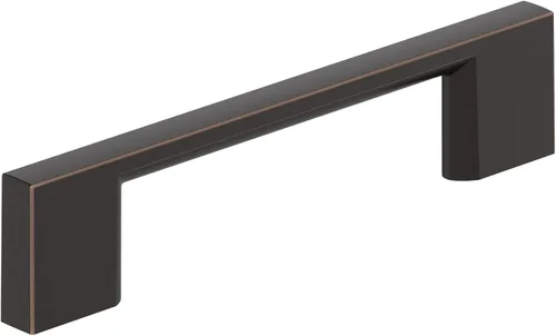 Vista 15 de Amerock 10BX37131CZ Tirador de gabinete Champán Bronce 3-3/4 pulgadas (96mm) de centro a centro Paquete de 10 unidades Cityscape Herrajes