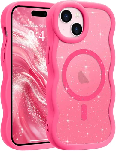 Vista 43 de Pepmune - Funda para iPhone 12 Pro Max con marco ondulado y estructura rígida, color mate claro, cubierta trasera unisex, compatible con Magsafe
