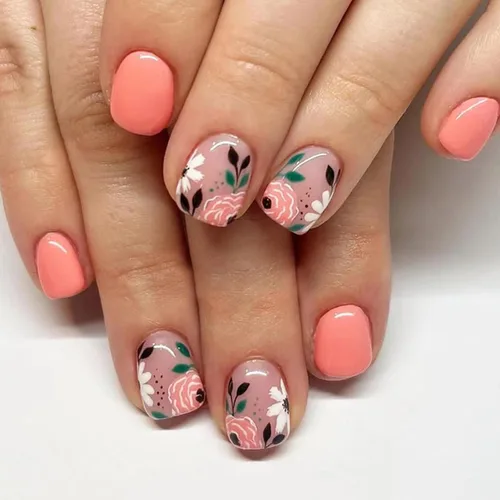 Vista 12 de Uñas postizas cortas a presión, uñas acrílicas cuadradas, coloridas de cobertura completa, uñas adhesivas brillantes en líneas, uñas reutilizables